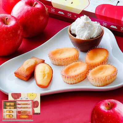 スマイルフォー東北　－　フロム芦屋　ケーク・フロマージュ・アソート＜林檎＞　７個入