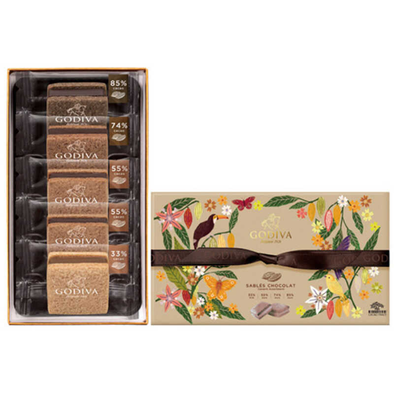 「GODIVA（ゴディバ）」 サブレショコラ カカオ％ アソートメント (5個入)