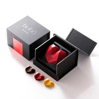 【バレンタイン】チョコスカルプチャー　ジュエル　ハート