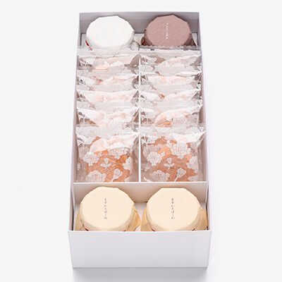 【バレンタイン】あんぽーね（ちょこれーと、いちごミルク）２０枚入（１０組）