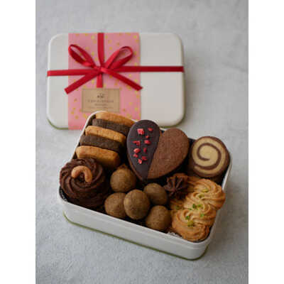 【バレンタイン】Ｃｏｍｅｃｏｎｏｃｏ　クッキー缶