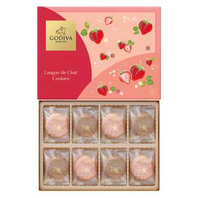 【バレンタイン】あまおう苺ラングドシャクッキー　アソートメント　３０枚入