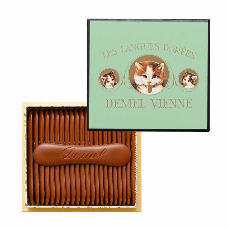 デメル ソリッドチョコ猫ラベル ミルクのサムネイル