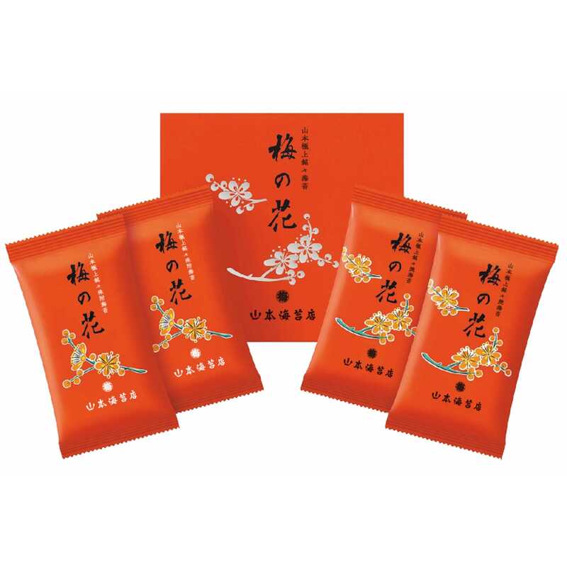 ＜大丸松坂屋＞ 山本海苔店 「梅の花」4袋詰合せ画像