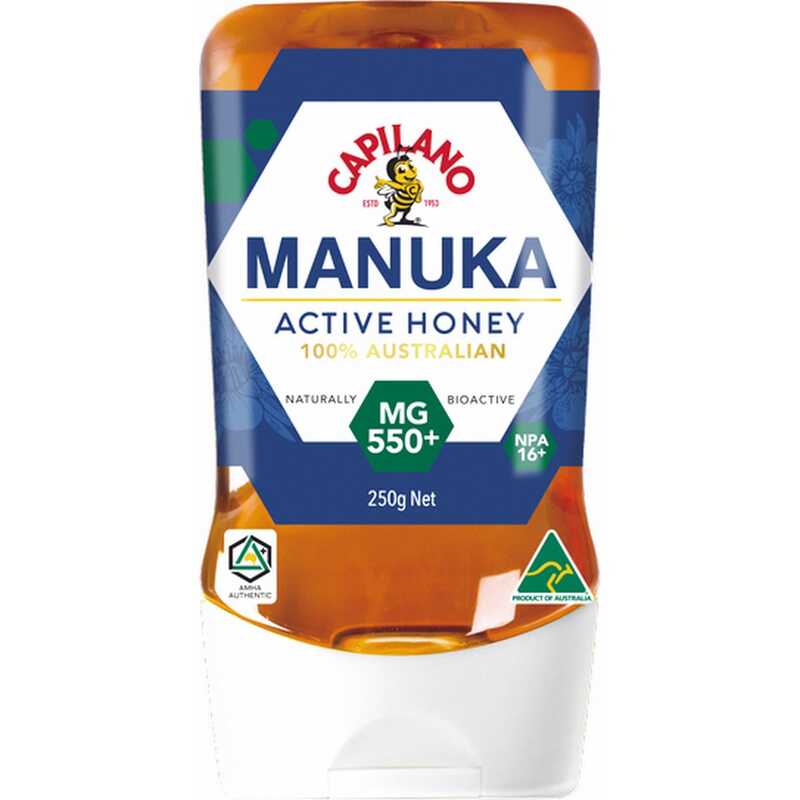 ベビーグッズも大集合 カピラーノ オーストラリアマヌカハニーMG550＋ 250g 調味料・料理の素・油