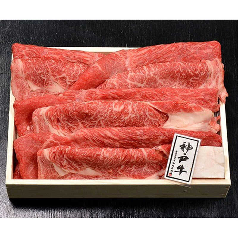 ＜大丸松坂屋＞ 出産内祝い 大井肉店 神戸牛 ロース・赤身2種盛り合せすき焼肉 600g