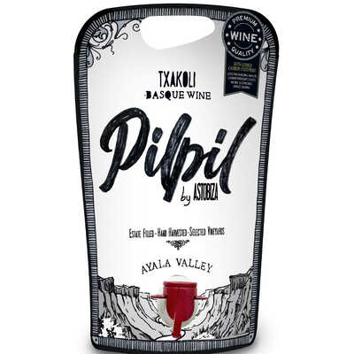 【スペイン白ワイン】アストビサ　アラバコ・チャコリーナ・ピルピル・パウチ