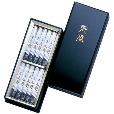 沈香永寿　塗箱　１０入