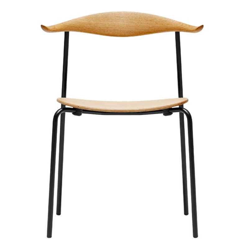 ＜大丸松坂屋＞ CARL HANSEN ＆ SON ダイニングチェア CH88T オーク オイル ブラック塗装スチール脚画像