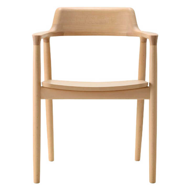 "MARUNI COLLECTION HIROSHIMA Arm Chair （板座） beech"