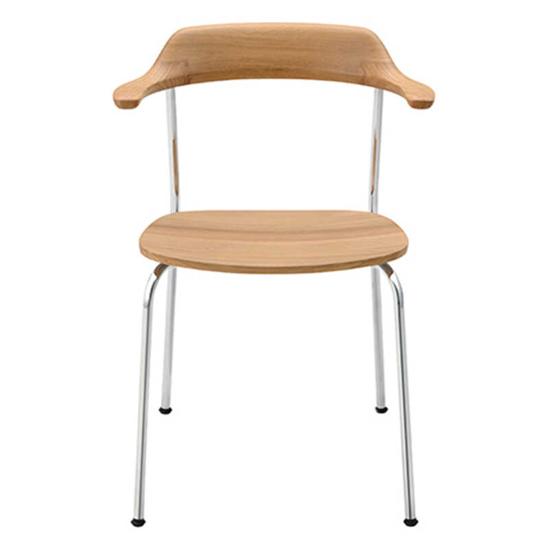 ＜大丸松坂屋＞ MARUNI COLLECTION HIROSHIMA Arm Chair （スタッキング・板座） oak画像