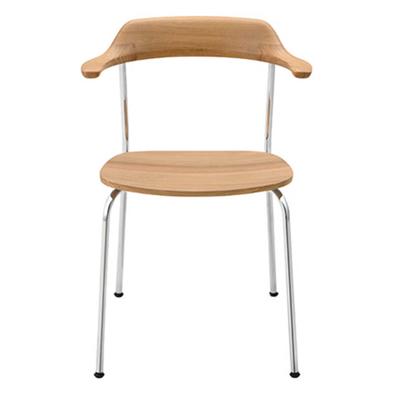 "MARUNI COLLECTION HIROSHIMA Arm Chair （スタッキング・板座） oak"