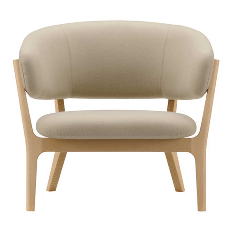 "MARUNI COLLECTION Roundish シングルシートソファ fabric beech"