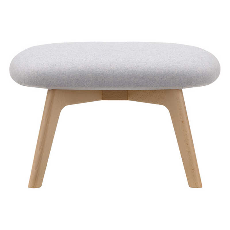 "MARUNI COLLECTION Roundish オットマン fabric beech"