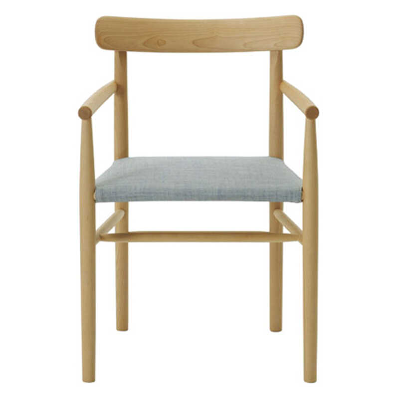 ＜大丸松坂屋＞ MARUNI COLLECTION Lightwood Arm Chair （張座）fabric maple
