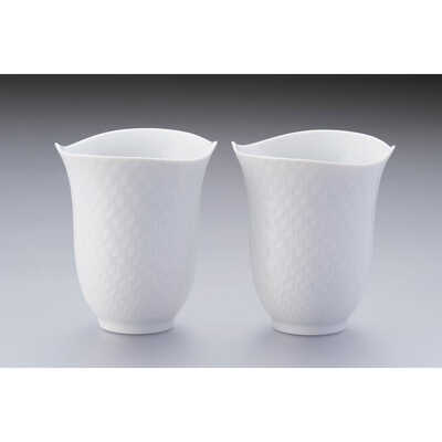 波の戯れ ホワイト  ペアタンブラー