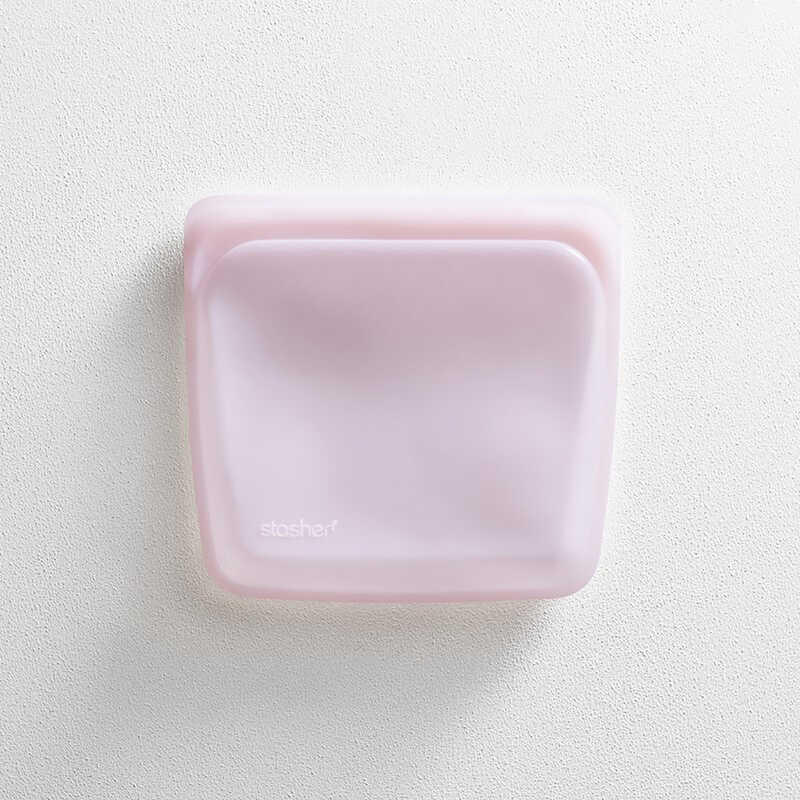 ＜大丸松坂屋＞ スタッシャー シリコーンバッグ サンドイッチ Mサイズ ピンク 2個セット画像
