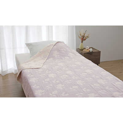 三河木綿５重ガーゼケット【パープル】