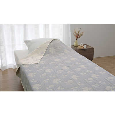 三河木綿５重ガーゼケット【ブルー】