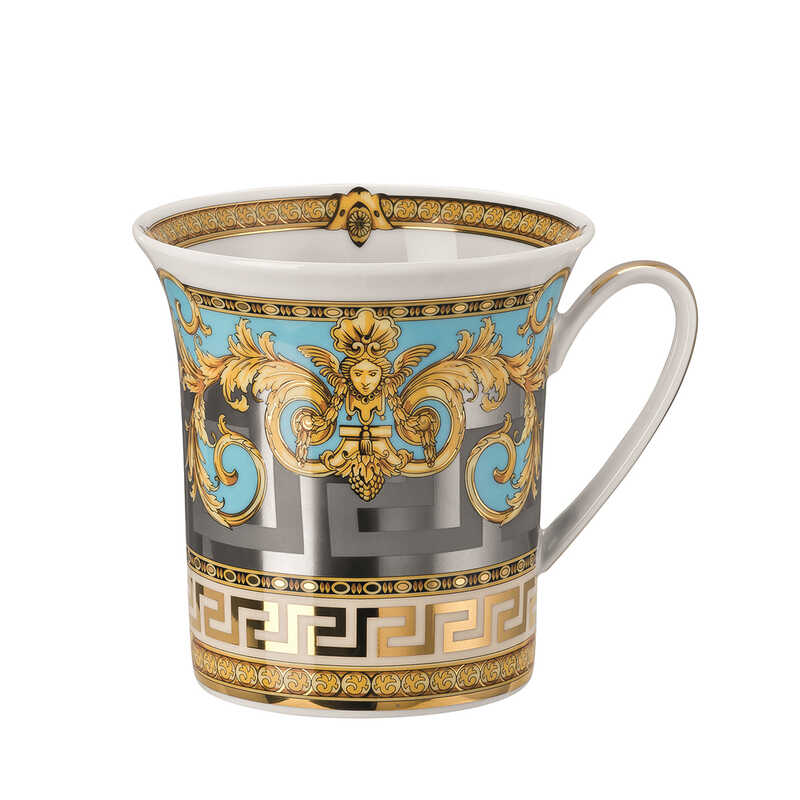 ＜大丸松坂屋＞ 出産内祝い ROSENTHAL（ローゼンタール）×VERSACE（ヴェルサーチ） プレステージガーラ・ブルー マグ