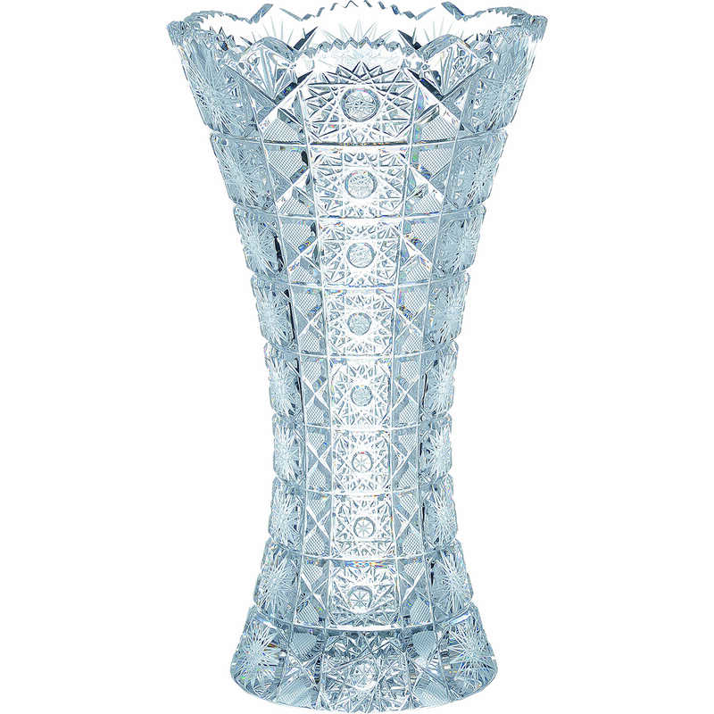 ＜大丸松坂屋＞ 出産内祝い ラスカボヘミア 花瓶 20．5cm マイア画像