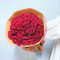 バラの花束 産地厳選 赤薔薇 60本｜大丸松坂屋オンライン