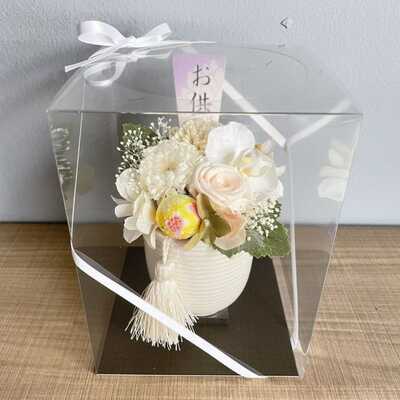 プリザーブドフラワー　お供え　花愛－ＫＡＮＮＡ－ホワイト