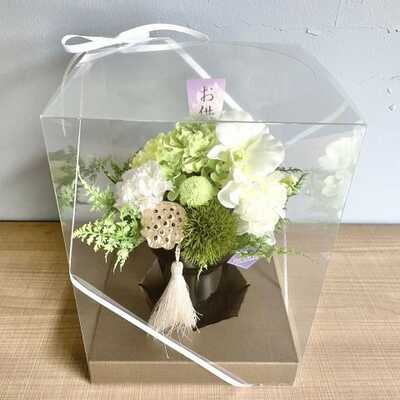 プリザーブドフラワー　お供え　緑華－ＲＹＯＫＵＫＡ－