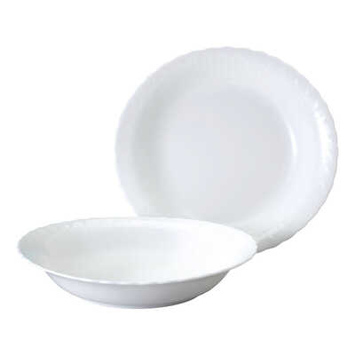 シルキーホワイトペアオーバルプレート