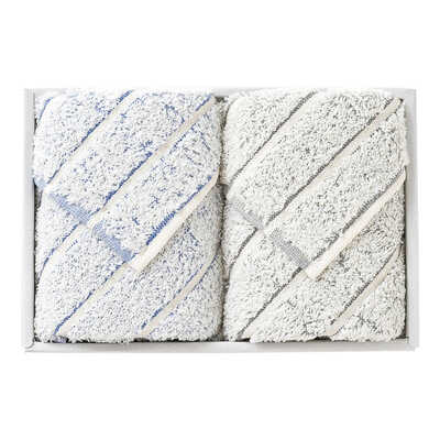 オーガニックパイルタオルハンカチ2枚セット