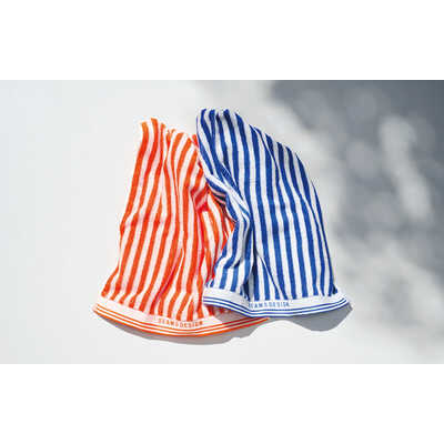 ストライプフェイスタオル２枚セット