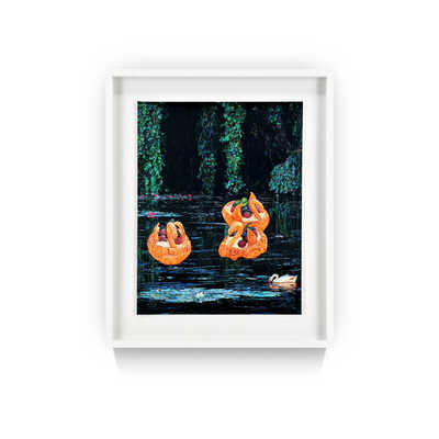 Ｌｅ　ｌａｃ　ｄｅ　ｃｙｇｎｅｓ　ａ　ｌａ　ｃｒｅｍｅ