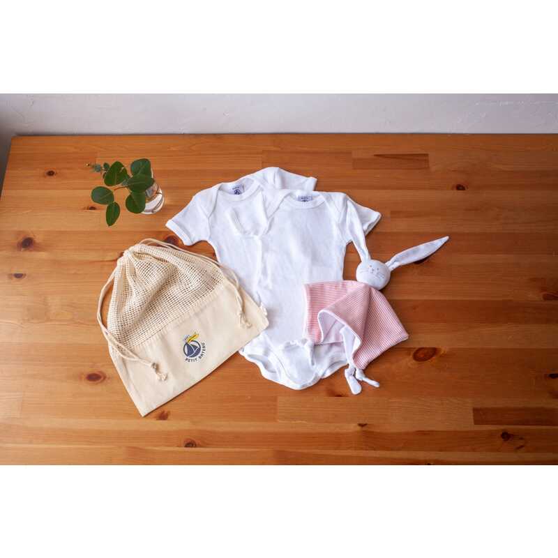 ＜大丸松坂屋＞ PETIT BATEAU（プチバトー） ミラレドゥドゥ＆ボディ3点セット（ピンク）