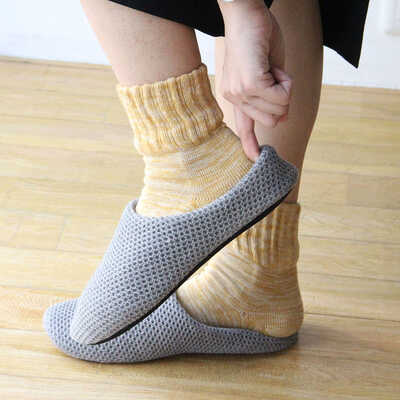 ヴィンテージワッフル　ルームシューズ