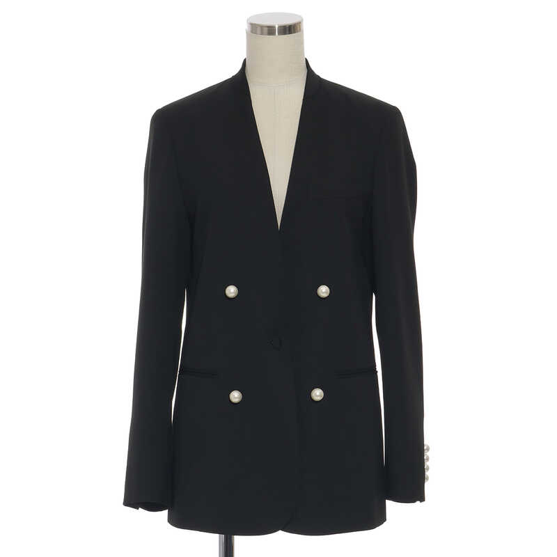 "CINOH（チノ） BLACK FORMAL NO COLLAR JACKET"