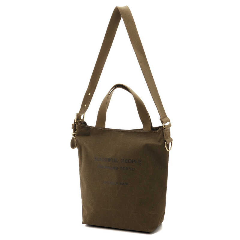 ＜大丸松坂屋＞ Beautiful people（ビューティフルピープル） ARMY TENT CLOTH TOTE BAG