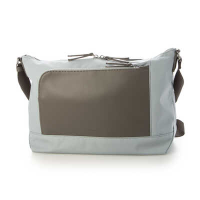 ナイロン×リサイクルレザー　コンビマルチショルダー