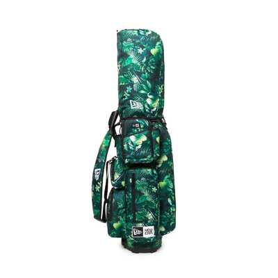 キャディーバッグ　ボタニカル　×　ホワイト