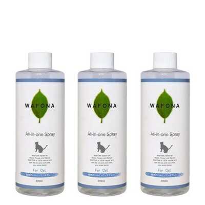 ＷＡＦＯＮＡ猫用オールインワンスプレー付替え３本セット