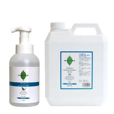ＷＡＦＯＮＡ猫用食器洗剤＋詰替え４Ｌセット