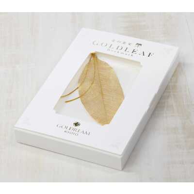 金の葉栞　ｇｏｌｄ