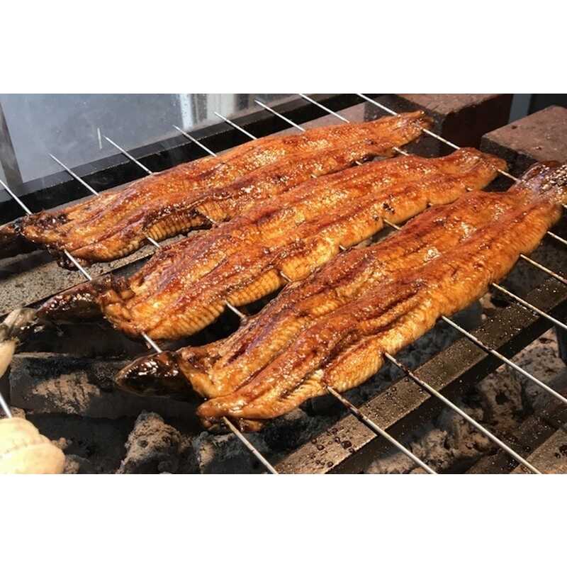 "父の日 うな基 炭火手焼き鰻 特大サイズ 白焼き・蒲焼きセット（国産）"