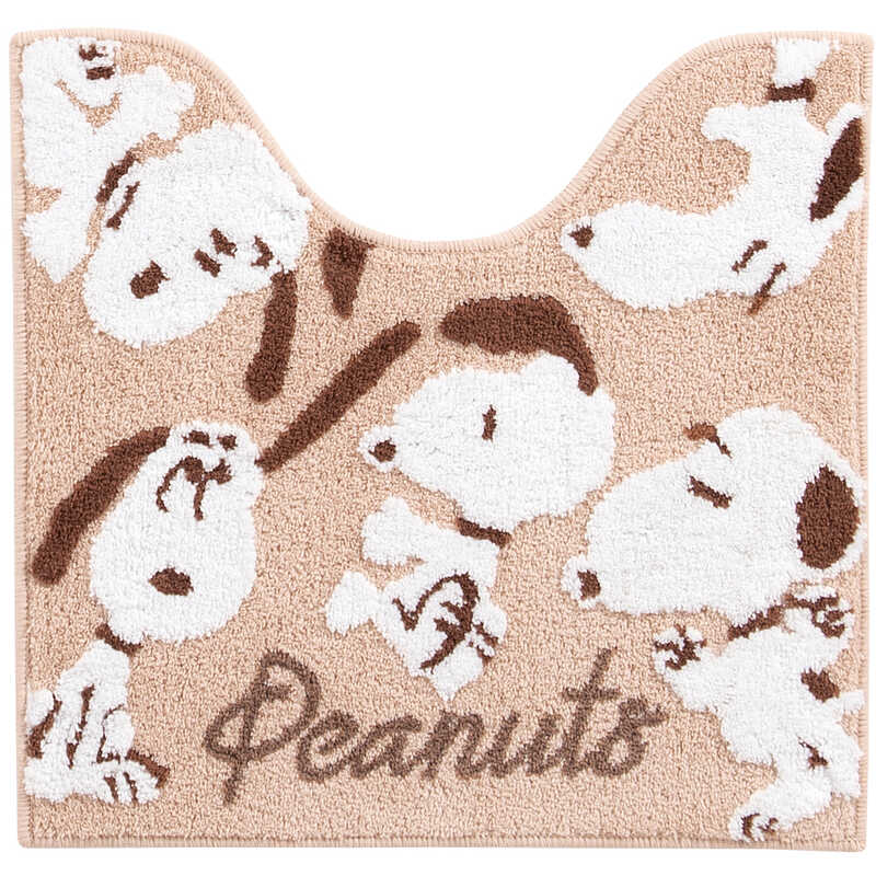 "PEANUTS フラッフィースヌーピー トイレマット"