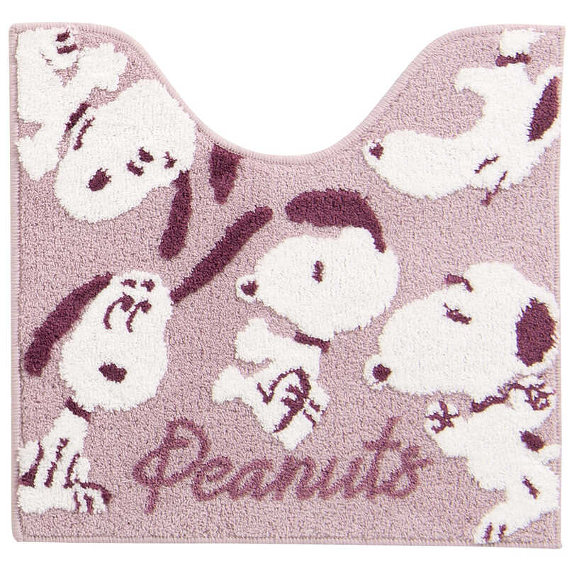 "PEANUTS フラッフィースヌーピー トイレマット"