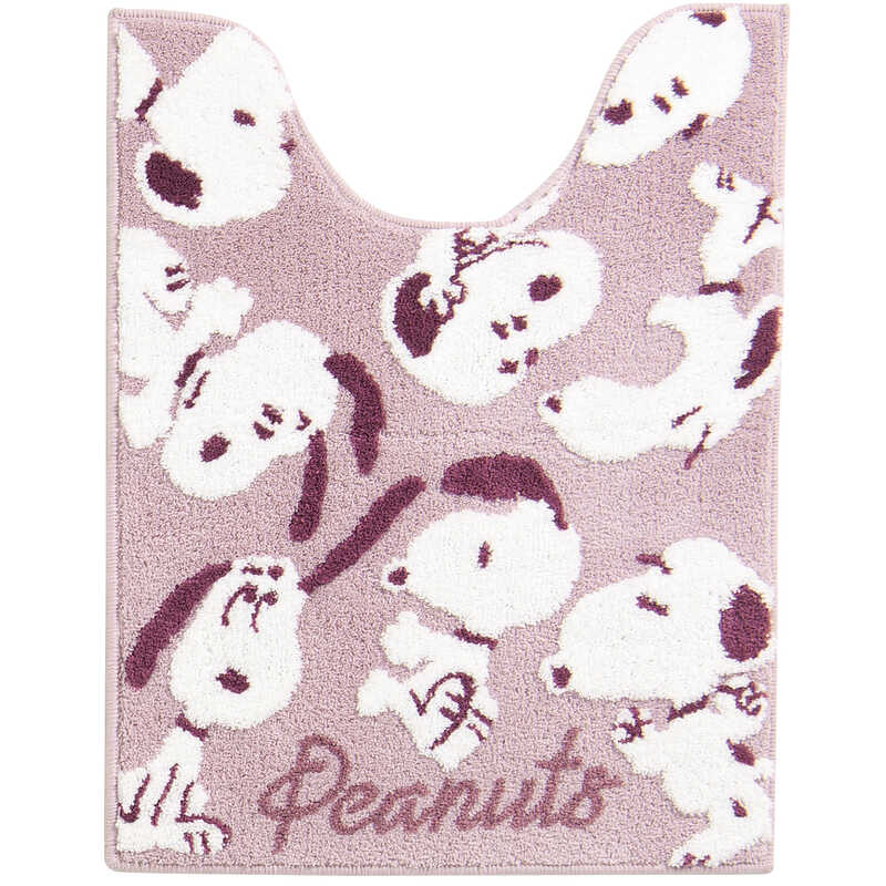 "PEANUTS フラッフィースヌーピー トイレマット"