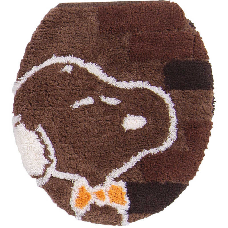 "PEANUTS おうちカフェスヌーピー フタカバー（普通便座用）"