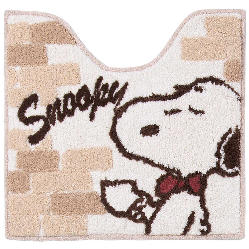 "PEANUTS おうちカフェスヌーピー トイレマット"