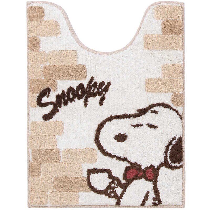 "PEANUTS おうちカフェスヌーピー トイレマット"