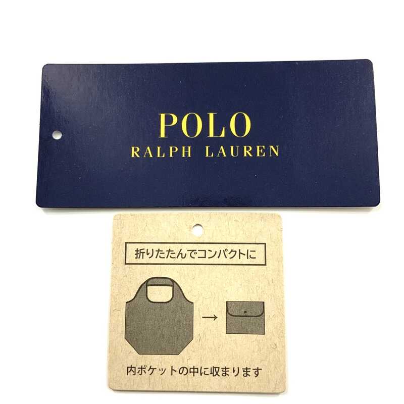 POLO ラルフローレン ポロベア エコバッグ 撥水防水生地 ベージュ
