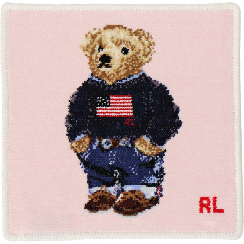 ＜大丸松坂屋＞ 出産内祝い POLO RALPH LAUREN（ポロ ラルフ ローレン） ポロ ラルフ ローレン シェニールハンカチ ピンク画像